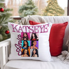 Zestaw poduszka kubek z imieniem kpop katseye chaos tour girlsband prezent gadżet dekoracyjny z nadrukiem, upominek dla