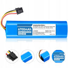 Akumulator 6700MAH 14,4V z bezpieczenstwem do robotów dreame i xiaomi bateria do odkurzacza automatycznego, ogniwo
