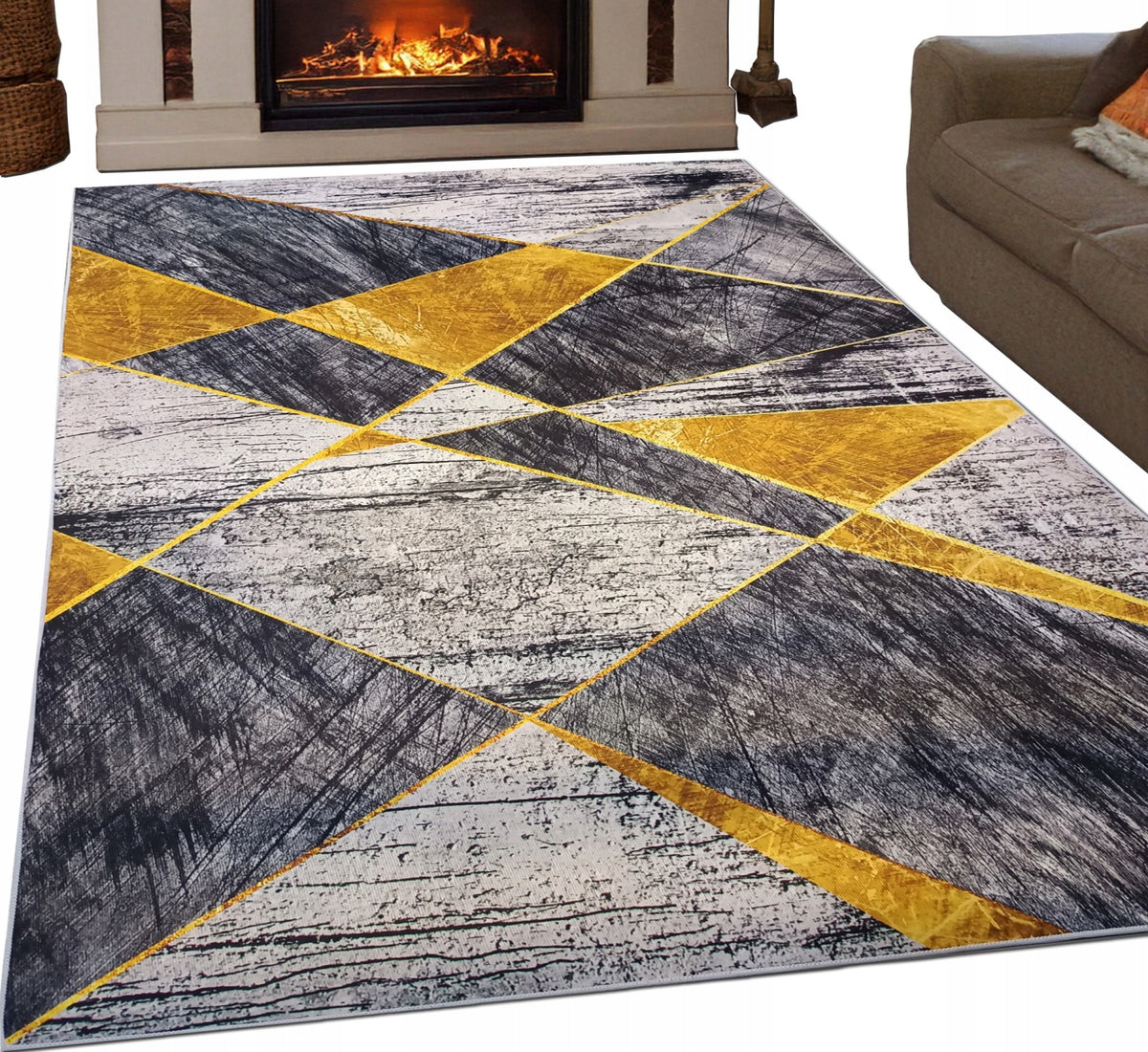 Dywan Fancy Mata 160x230 Antypoślizgowy Różne Wzory kolory glamour Artdeco 230 cm nowoczesny do wnętrz