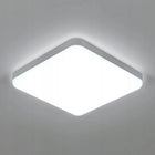 Lampa łazienkowa sufitowa plafon LED biały nowoczesny do salonu 6500K IP44 32W kwadratowa 25 cm, zintegrowane źródło