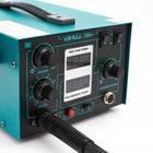 ZESTAW STACJA LUTOWNICZA 2W1 HOT AIR LUTOWNICA YIHUA 706+ GROTY MATA CYNA do napraw elektroniki, serwis PCB i SMD, 640