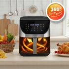Frytkownica beztłuszczowa XL AIR fryer duża frytownica 8l berdsen 1700W srebrny
