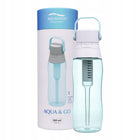 Butelka Filtrująca Bidon z Filtrem Aqualogis Aqua&Go Niebieska 500ml niebieski