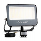 Naświetlacz LED Halogen 50W IP65 Reflektor Lampa z Czujnikiem Ruchu 3 barwy oświetlenie zewnętrzne 5500 lm 4000 K do