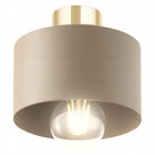 Lampa wisząca sufitowa nowoczesna 3xE27 ZŁOTA beżowa GLAMOUR nowoczesna żyrandol metalowy 3-punktowy do salonu i jadalni