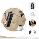 Młynek Do Kawy Ręczny Żarnowy Ceramiczny Regulacja Mielenia Espresso do alternatywnych metod parzenia, świeżo mielone