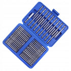 ZESTAW BITÓW DŁUGICH UDAROWYCH DO WKRĘTARKI BITY 75mm + UCHWYT 50EL końcówki wkrętakowe 1/4 cala HEX PH płaskie Torx do