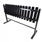 Ławka cmentarna na cmentarz szeroka 90cm 14 żeberek przykręcana siedzisko przy nagrobku składane, udźwig 200 kg, rama z