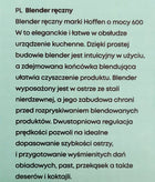 Blender ręczny Hoffen HO-00146 600 w czarny