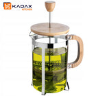 Zaparzacz do herbaty kawy ziół tłokowy kawiarka dzbanek szklany sitko 800ml French press, praska, 4 filiżanki, można