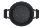 Garnek z pokrywą zwieger aluminiowy nonstick indukcja black stone 24cm 3,5l rondel kuchenny do zup i potraw