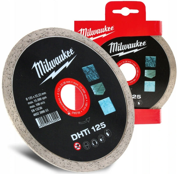 Milwaukee Tarcza diamentowa do płytek ceramicznych DHTi 125mm 4932399553 cięcie glazury, terakoty, otwór 22,2 mm