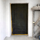 Drzwi Remontowe budowlane Malarskie Kurtyna przeciwpyłowa Remont z zamkiem przegroda z włókniny 110x220 cm do ochrony