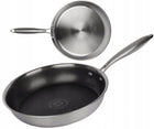 Patelnia stalowa z pokrywą 28 cm plaster miodu Indukcja Gaz Edenberg nieprzywierająca non-stick do smażenia ceramiczna