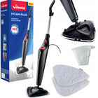 Vileda Mop Parowy Steam Plus elektryczny 3.0 DWA wkłady myjka do podłóg, czyszczenie parą, zbiornik 400 ml, nagrzewanie
