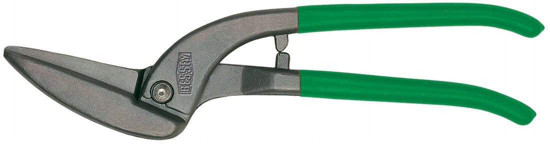 nożyce proste do blachy, pelikan Bessey D118-300L ręczne cięcie metalu, arkusze o grubości maks. 1 mm