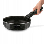 Zestaw 3x patelnia głęboka indukcja Gaz Konighoffer Spinel Black 20/24/28cm do smażenia, na kuchnię ceramiczną i