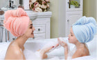 3x RĘCZNIK NA GŁOWĘ TURBAN DO SUSZENIA WŁOSÓW SZYBKOSCHNĄCY GRUBY CHŁONNY czepek z mikrofibry z guzikiem, osuszacz do