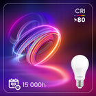6x Żarówka LED E27 A60 10W = 75W 1100lm 4000K 260° lumiled NIE mruga źródło światła do lamp, neutralna biel, zamiennik