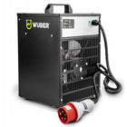 Nagrzewnica elektryczna 5KW dmuchawa farelka termostat grzejnik 5000W wuber do warsztatu garażu budowy, zasilanie 400V