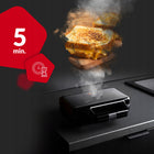Opiekacz do kanapek toster grill sandwich powłoka nieprzywierająca MOC 1500 nominalna srebrny