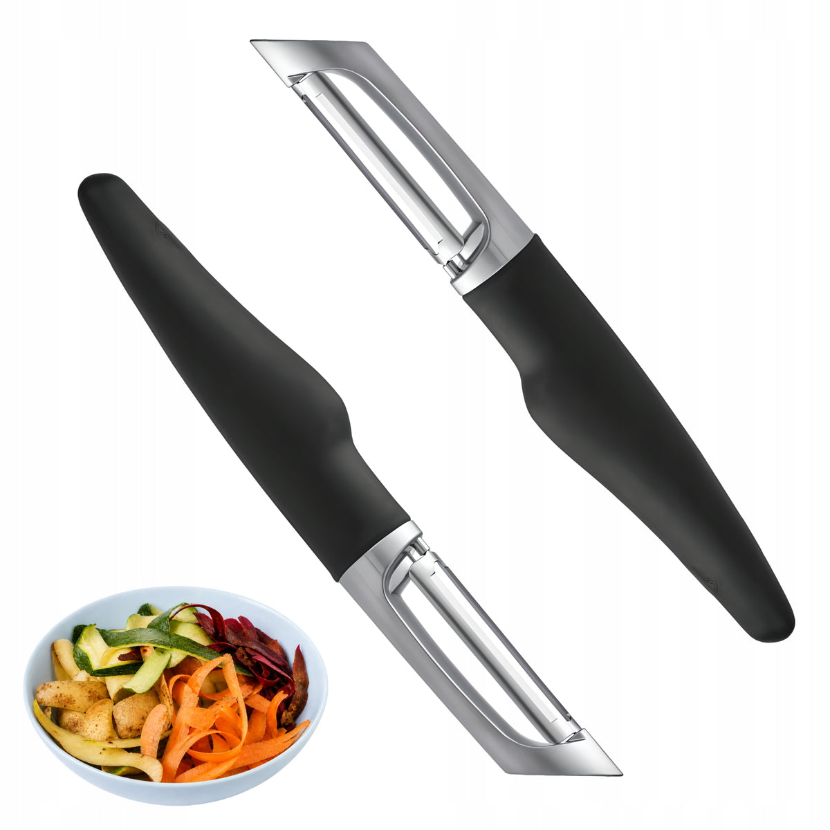 2x OBIERACZKA DO ZIEMNIAKÓW IKEA 365+ VÄRDEFULL OSTRY OBIERAK STAL ZMYWARKA skrobaki warzywne, pionowe akcesoria