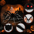 PAJĄK OLBRZYM STRASZNY GIGANT WŁOCHATY 1.5M dekoracja halloweenowa do domu i ogrodu, ozdoba imprezowa