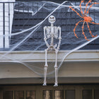 Szkielet człowieka kościotrup 90 CM DUŻY halloween ozdoby dekoracje duch XL plastikowa figura stojąca, rekwizyt na