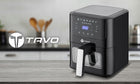 Frytkownica Beztłuszczowa Air Fryer 6l 2500W Frytownica z Termostatem Tacka czarny