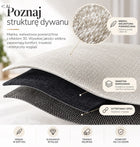 Okrągły dywan z kwiatami czerń złoto elegancki do salonu sypialni 120x120 dywanik dekoracyjny z poliestru do pokoju
