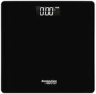 Waga łazienkowa elektroniczna dokładna 180 KG szklana czarna slim LCD czarny