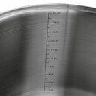 GARNEK ze STALI NIERDZEWNEJ Indukcja DUŻY GAZ Starke Pro Barcelo 20L 34cm kocioł do zupy, bigosu i przetworów, wysokość