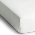 Restilo Prześcieradło jersey z gumką 100% bawełna czesana 200x220 białe na materac do 28 cm, tekstylia sypialniane