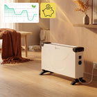 Grzejnik elektryczny konwektorowy energooszczędny termostat Wisser 2000W 540 mm 320 mm grzewcza biały