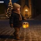 Lampion Adwentowy Led Na Roraty Plastikowy Dla Dzieci Podświetlany Kolorowy