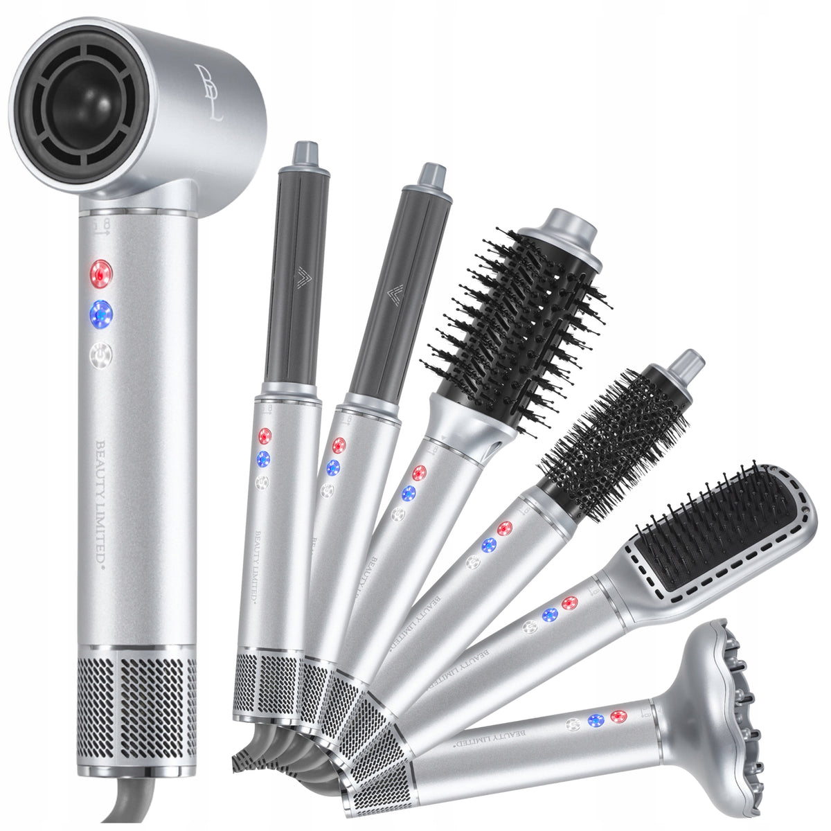 Szczotko Suszarka do włosów multistyler 7w1 jonizacja HotStyler Gray 2000W