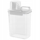 Pojemnik na detergenty proszek do prania z miarką płyn do płukania 1800ml organizer na chemię gospodarczą