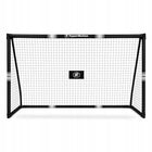 Bramka Piłkarka 240x60cm HyperMotion Stalowa Prosty Montaż Stabilna Czarna do gry w futbol dla dzieci od 3 lat do