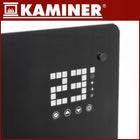 Grzejnik Elektryczny Szklany Kaminer 2500W WiFi + Pilot Czarny Wydajny 850 mm 410 mm grzewcza