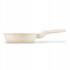 Solidna PATELNIA INDUKCJA NIEPRZYWIERAJĄCA patelnia MAŁA 20cm Texture Cream do smażenia, na kuchenkę gazową