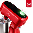 Robot planetarny kuchenny mikser z wagą podgrzewana misa do 45C panel LED 12 prędkości, 5 l, 1500 w, wyrabianie ciasta