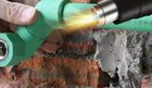 OPALARKA ELEKTRYCZNA 2 BIEGI 100-600°C 2000W REGULACJA 230V MOCNA + 4 DYSZE pistolet na gorące powietrze, nagrzewnica