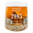 Szklanka do whisky prezent dla faceta mężczyzny szefa na 18-99 urodziny kubek z grawerem, gadżet na Dzień Chłopaka