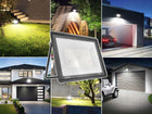 Halogen Naświetlacz LED 200W 20040lm 4000K Zewnętrzny Lampa Robocza Mocna reflektor budowlany IP66 biały neutralny do