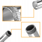OTWORNICE DIAMENTOWE DO GRESU PŁYTEK GLAZURY SZKŁA KORONKA 6,8,10,35,68 mm wiertła koronowe, ceramika, kamień, szkło