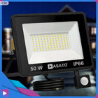 Halogen LED 50W Lampa Naświetlacz z Czujnikiem Ruchu Zmierzchu Zewnętrzny znamionowa