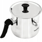 Konighoffer Garnek do mleka z gwizdkiem i pokrywką stal nierdzewna rondel 1,5 l, średnica 16 cm, powłoka