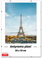 Antyrama B2 50x70 - 70x50 cm białe brzegi, ramka na puzzle, plakat, zdjęcia oprawa na fotografie, grafiki i wydruki z