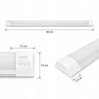 Lampa Sufitowa LED Do Garażu Warsztatu Oprawa Natynkowa 18W 60cm 4000K 120° plafon liniowy biały, zintegrowane źródło