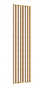 Ścianka lamelowa 275X58 CM DAB naturalny saragosa ścianka działowa z lameli ażurowy panel MDF, przegroda do wnętrz